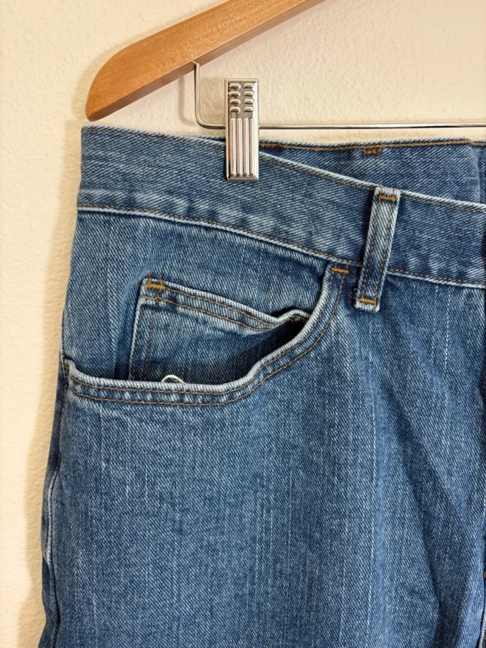 Lee Straight-Leg Blue Denim Jeans